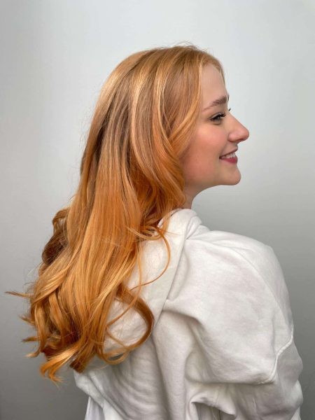 Balayage Copper Hair Haarfarben